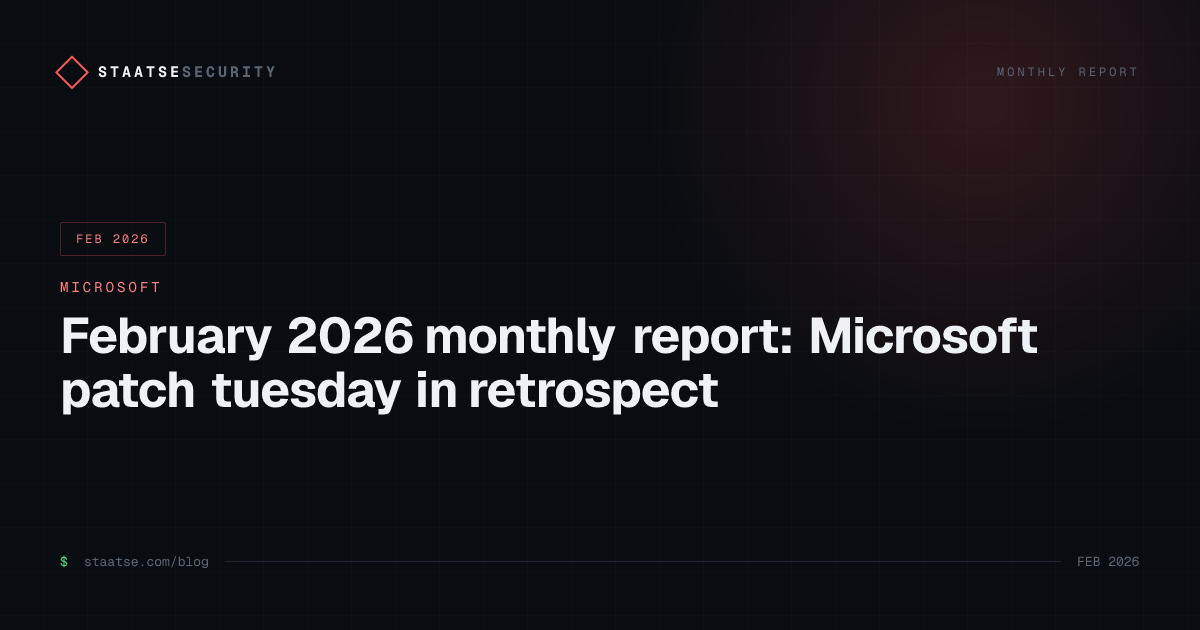 February 2026 monthly report: Microsoft patch tuesday in retrospect